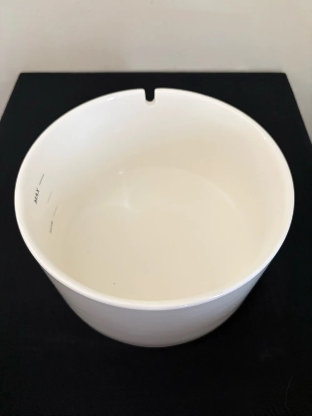 Ceramic Cat Dog Water Fountain Replacement Bowl Base White 71 oz PART ONLY
